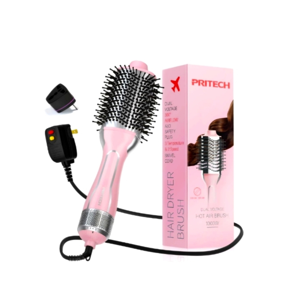 Pritech Pink Hair Dryer Brush